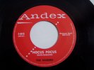 THE RAIDERS - HOCUS POCUS - ANDEX 3-4015 - 45 ROCKABILLY - REPRO - REISSUE