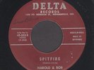 Rockabilly Instrumental 45:  HAROLD & BOB  Spitfire // RAW GUITAR BLASTIN ROCKER