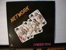 NETWORK - I NEED YOU RAMS HORN BOOGIE HOLY GRAIL ORIGINAL 1984 LP