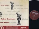 PHILIPS JUBILEE EDITION HASKIL & GRUMIAUX MOZART LP