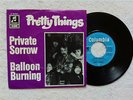 PRETTY THINGS Balloon Burning rare freakbeat heavy psych german 7' PS/ SF SORROW
