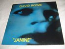 RARE DAVID BOWIE - 'JANINE' VINYL LP MINT LIVE ACOUSTIC AT PARIS CINEMA 70