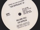 LED ZEPPELIN gallows pole ADVANCE PROMO 45 rare