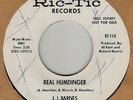 45rpm record; J.J. BARNES , REAL HUMDINGER '  NORTHERN SOUL ' RARE '  DJ '