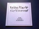 TON STEINE SCHERBEN - Keine Macht für Niemand 2-LP