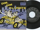 Rare Bill Haley & Comets EP- Dim, Dim The Lights- Autographed by 5 of The Comets