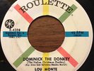 Lou Monte Dominick The Donkey Christmas At Our House Roulette 4308 45