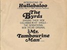 The Byrds Mr. Tambourine Man - Rare Promo Picture Slv & Red Vinyl 45