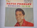 ELVIS PRESLEY 45 RPM HEARTBREAK HOTEL GOLD STANDARD DJ PROMO WHITE LBL USA 1964