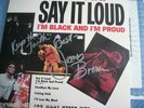 signed autographed lp JAMES BROWN SAY IT LOUD COA.