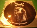 MAYHEM    pure fucking armageddon     LP  pic disc   BURZUM