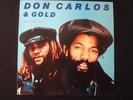 DON CARLOS & GOLD Never run away REGGAE LP on KINGDOM