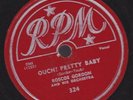 rockin' blues  ROSCOE GORDON  Ouch Pretty Baby RPM  78  