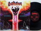 DESTRUCTION Infernal Overkill RARE 1985 CANADIAN ORIGINAL THASH/SPEED METAL LP