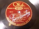 H8. Louis Armstrong & Hot 5 Okeh 8423 Big Butter & Egg Man Autographed label