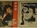 PAUL MCCARTNEY CHRISTMAS KISSES RED VINYL + COMING UP RARE PORTUGUESE 7