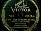 Woody Guthrie 78 rpm “dust bowl” Record Victor 26624 Grade E+