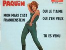  NICOLE PAQUIN FRENCH YE-YE NM EP : MON MARI C'EST FRANKENSTEIN + 3