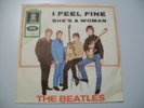 Beatles, I Feel Fine,  Hocker Cover, GEMA beidseitig auf Label Top Zustand