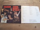 QUEEN  SHEER HEART ATTACK LP UK 1st 3U Fully Laminated 2 Titles Cut Inner SUPERB