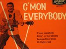 EDDIE COCHRAN. C'MON EVERYBODY. LONDON REU 1214 (EP ROUND CENTRE).