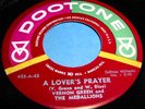 VERNON GREEN & MEDALLIONS Lover's Prayer & Unseen 45 Dootone Doo Wop NM Listen