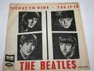 DISCO DE VINILO SINGLE THE BEATLES TICKET TO RIDE