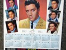 ELVIS PRESLEY 1963 FULL COLOR 2-SIDED CALENDAR FROM 