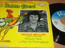 ROGER MILLER WALT DISNEY ROBIN HOOD 1973 ORIGINAL 45 w/ PICTURE SLEEVE EX