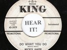 R&B TITTYSHAKER 45 Mickey Baker (King PROMO 5979) Do What You Do/Night Blue