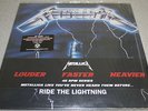 Metallica Ride the Lightning Sealed  2 LP 45 RPM Vinyl Records. Warner Bros.