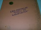 LED ZEPPELIN  GOING TO CALIFORNIA  LP RECORD OLD VERY COLLECTABLE