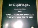 IRON MAIDEN FAN CLUB CONVENTION BRAIN DAMMAGE TOUR PROGRAM