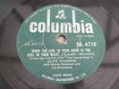CLIFF RICHARD WHEN THE GIRL IN YOUR ARMS RARE 78 RPM RECORD