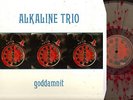 ALKALINE TRIO Goddamnit LP clear vinyl w/ red splash NM- rare ASIAN MAN RECORDS
