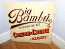 Record Album Cheech and Chong Giant Big Rolling Paper? Alcoy Big Bambu Bamboo