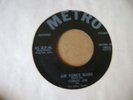 RARE METRO ORIGINAL 1 OF 180. CURLEY JIM..AIR FORCE BLUES / ROCK AND ROLL ITCH