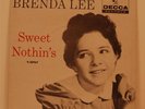 Brenda Lee Sweet Nothin's / Weep No More My Baby 45 PS M- '59 Teen Pop Decca