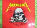 Metallica cee four 2 lp live signed autographed vinyl record original rare