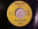 DEE CLARK That's My Girl KILLER RARE NORTHERN SOUL 45 on CONSTELLATION Hear