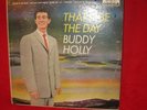 BUDDY HOLLY THAT'LL BE THE DAY 331/3 ALBUM-RARE BLACK LABLE/SILVER PRINT