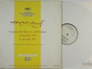 DGG ED.1 SAMPLE COPY MOZART SCHNEIDERHAN SEEMANN VIOLIN SONATAS II LPM 18260 NM