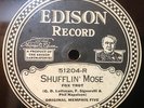 Edison Diamond Disc 51204 the Original Memphis Five, fox trots E+