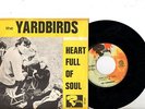 YARDBIRDS 7'' PS Heart Full Of Soul France Riviera 121.033 Jukebox rare 45