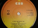 U2 A Day Without Me 1st IRISH PRESSING UK TM Number Rarer Than A Promo