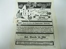 RARE ORIGINAL FLIER.CRASHH CREW ANNIVERSARY.KOOL D.J.&CHIEF ROCKER BUSY BEE
