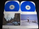 Pinback Blue Screen Life Vinyl Clear Blue