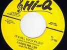 Repro MI rockabilly Farris Wilder HI-Q 11 (( HEAR )) It's all your fault
