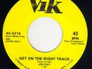 Rockabilly repro Joe Clay VIK 0218 (( HEAR )) Get on the right track / Cracker J