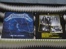 Vintage Vinyl LP Metallica Ride the lightning Van Halen Saxon Battleaxe Metal